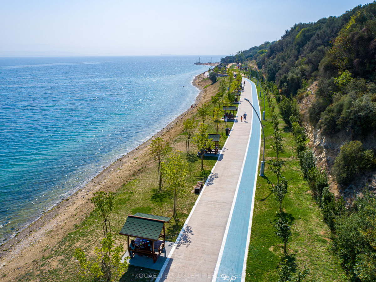 eskihisar darıca sahil yürüyüş yolu